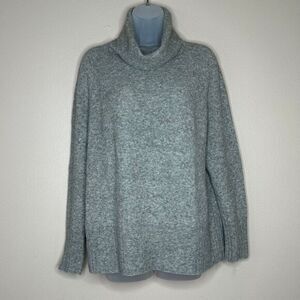 Aritzia Community Plutarch Turtleneck Wool Sweater S Gray Long Sleeve Warm Cozy‎